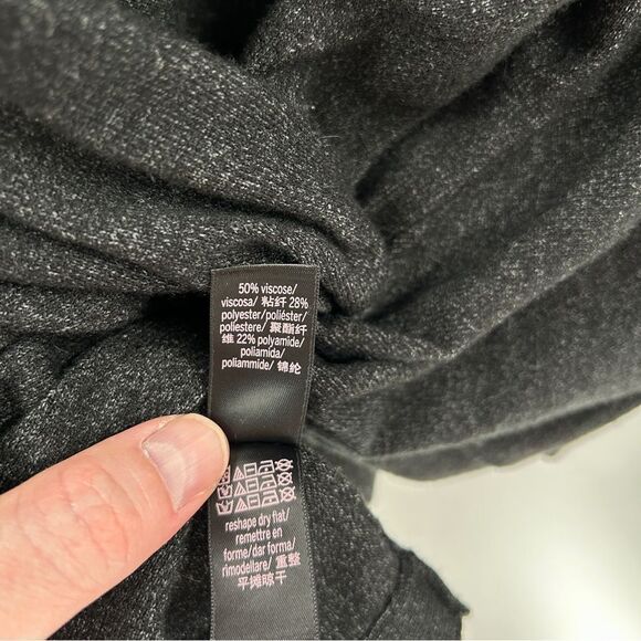Victoria's Secret Knot Twist Deep V Back Sweater Charcoal Grey Size XS - Picture 6 of 9